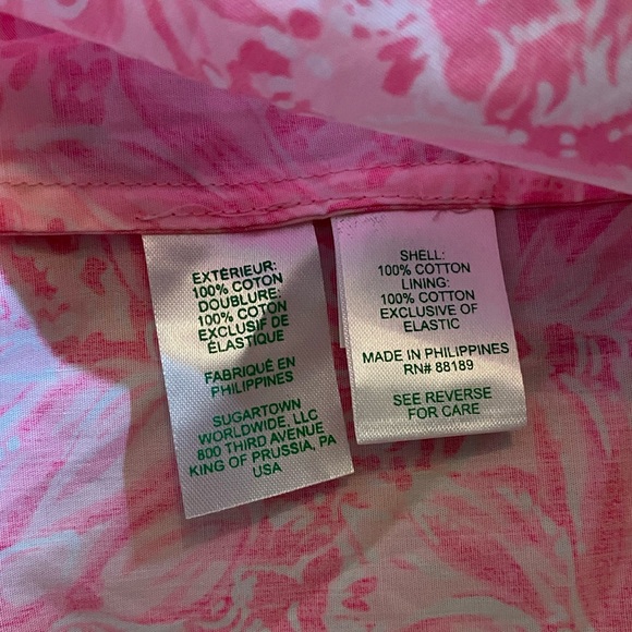 NWOT Lilly Pulitzer McKinnon midi dress pink blossom foxy llama size 14 pockets! - Picture 6 of 6
